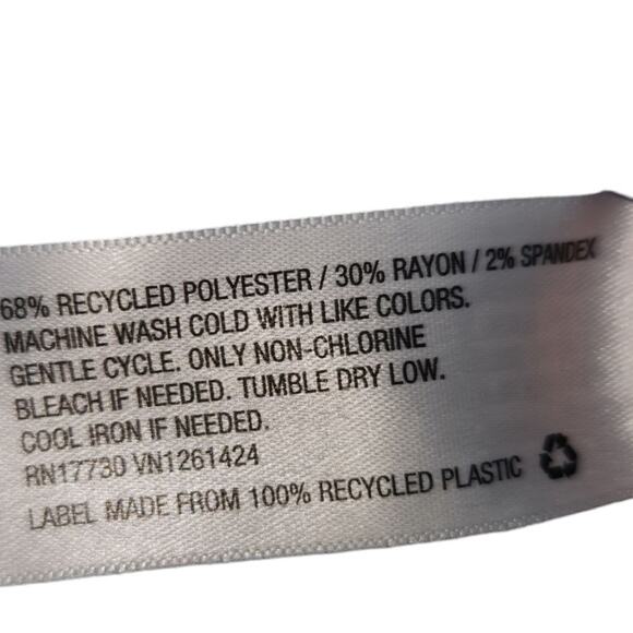 *5 for $25* Wild‎ Fable NWT Blue Orange Waffle Short Sleeve Crop Top Size Medium - Picture 2 of 6